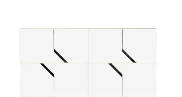 RADIS sideboard MAZE 2x4 white CPL