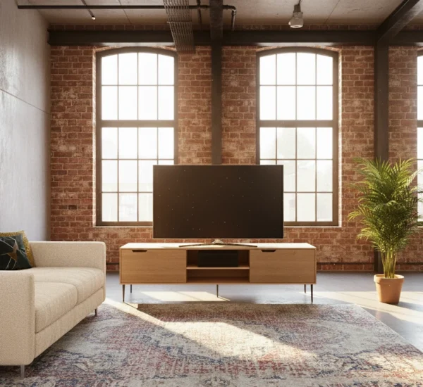 RADIS TV-stand NOBLE Oak veneered plywood