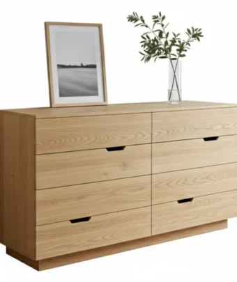 Radis drawer HUH 180cm Oak veneered plywood