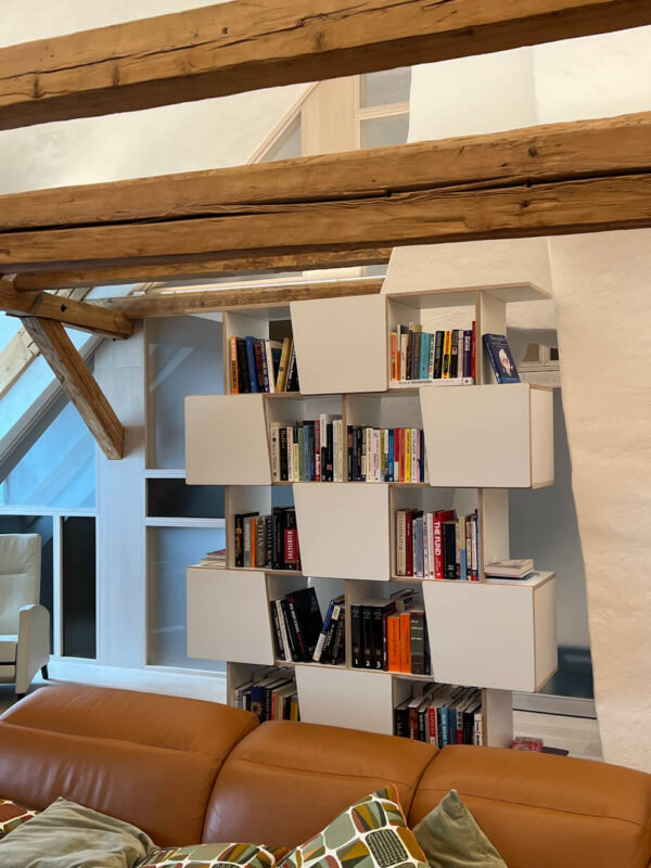 Radis shelf STEP M white film plywood interior
