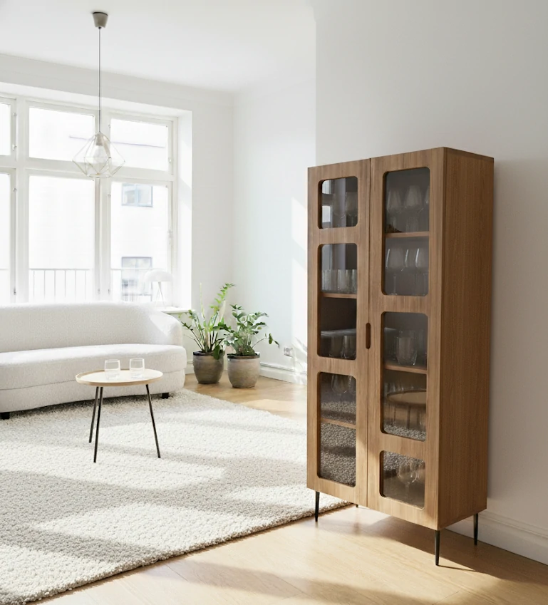 Buffet avec portes vitrées NOBLE – Image 6