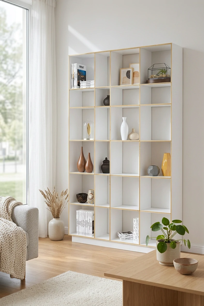 Radis_Furniture_shelf_GRID_6X4_WHITE_film_plywood