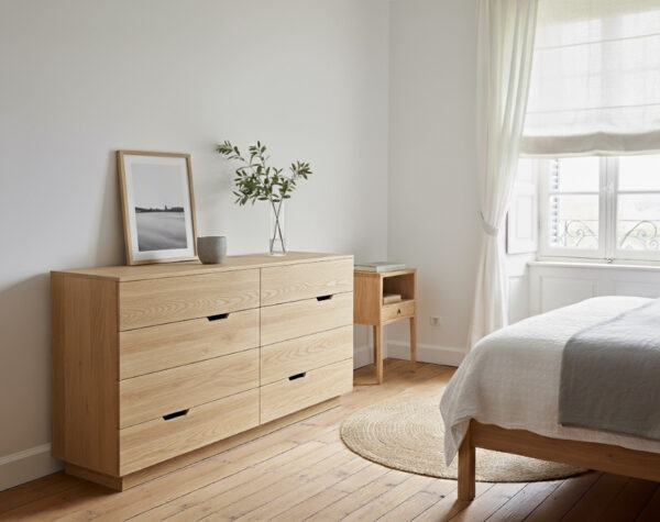 Radis drawer HUH 180cm Oak veneered plywood